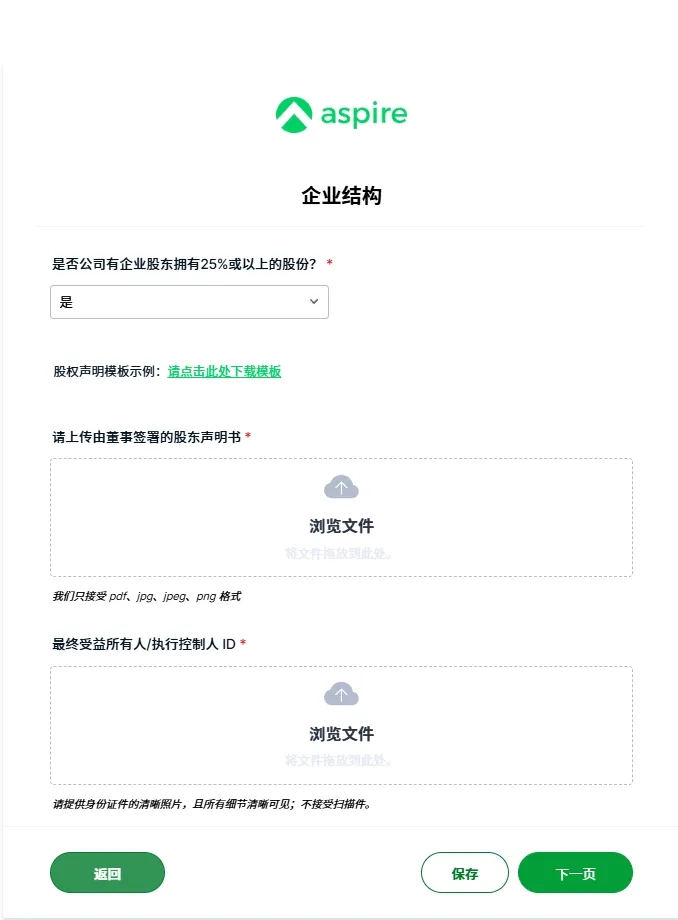 干货整理 Aspire商业账户0成本开设指南:开户实操+注册流程全解析