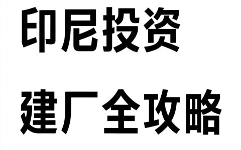 印尼镍资源+税收红利！新能源企业出海印尼建厂投资最新指南