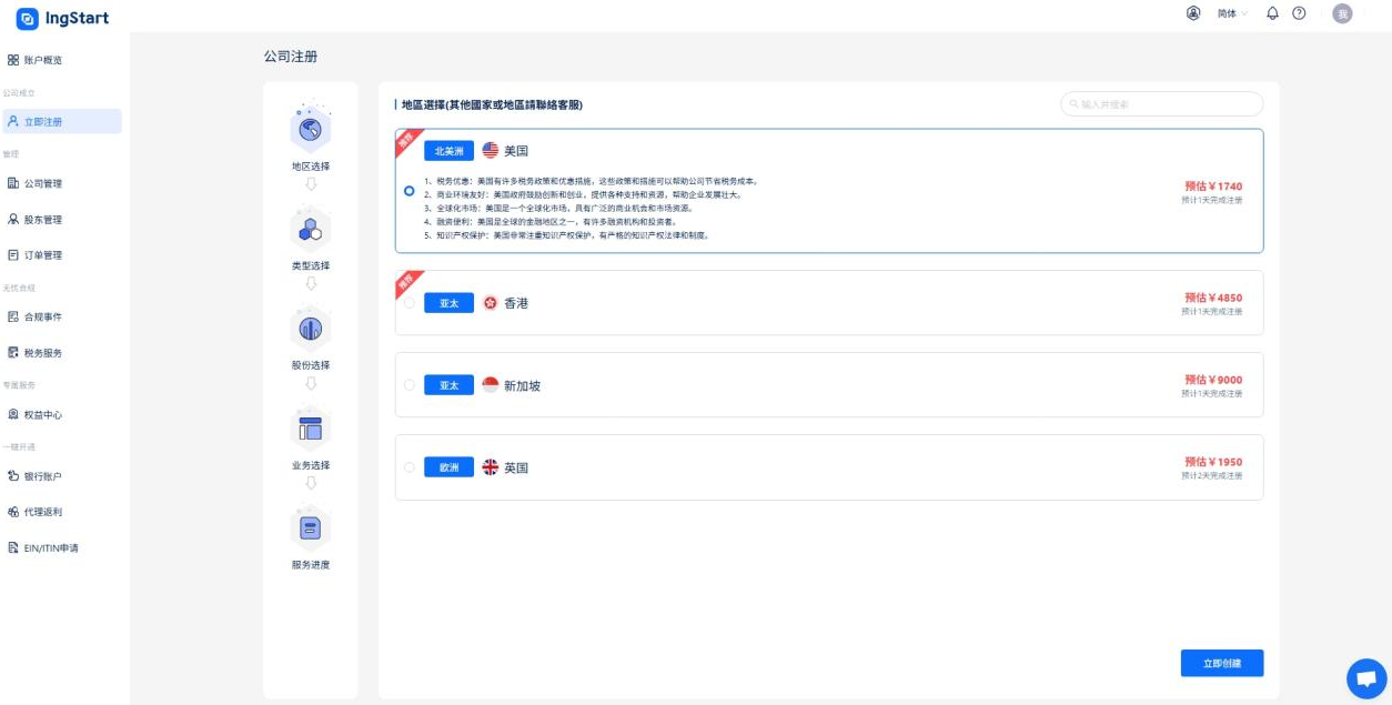 不用飞去美国！原来远程注册美国公司只需要这些钱！（附超详细版操作流程） - ingstart-全球公司成立与合规