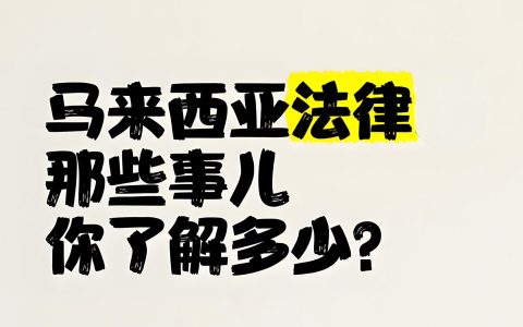 不懂这些别投马来西亚！2025外资企业合规设立法律全指南