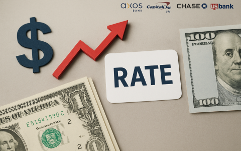 高至5%年化，灵活取用，美国各大银行利率对比+开户建议全攻略