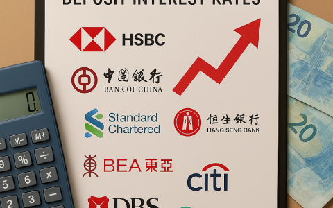 港元定存最高6.88%，美元利率3.7%，香港银行定存利率对比+条件详解