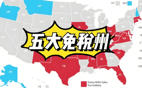 美国五大免税州终极指南：中国卖家降本增效与税务合规实战（2025版）
