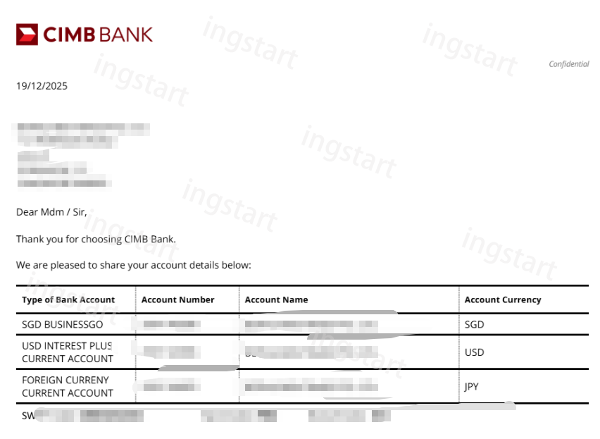 无需飞新加坡，可远程开户！CIMB公司账户开户流程+费用明细，2-4周下户实测