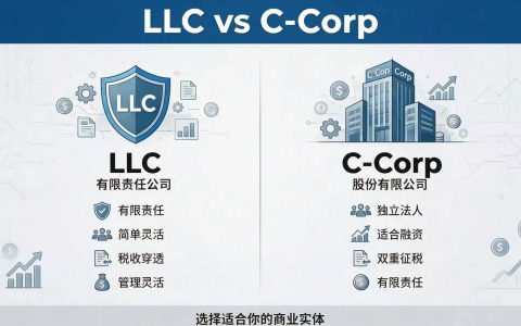 美国公司类型选哪种，LLC vs C-corp对比
