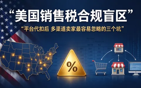 2026 年美国销售税避坑：平台代扣代缴后，多渠道卖家最容易忽略的三个合规盲区