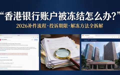 香港银行账户被冻结怎么办？2026 年补件流程、投诉期限与解冻方法全拆解
